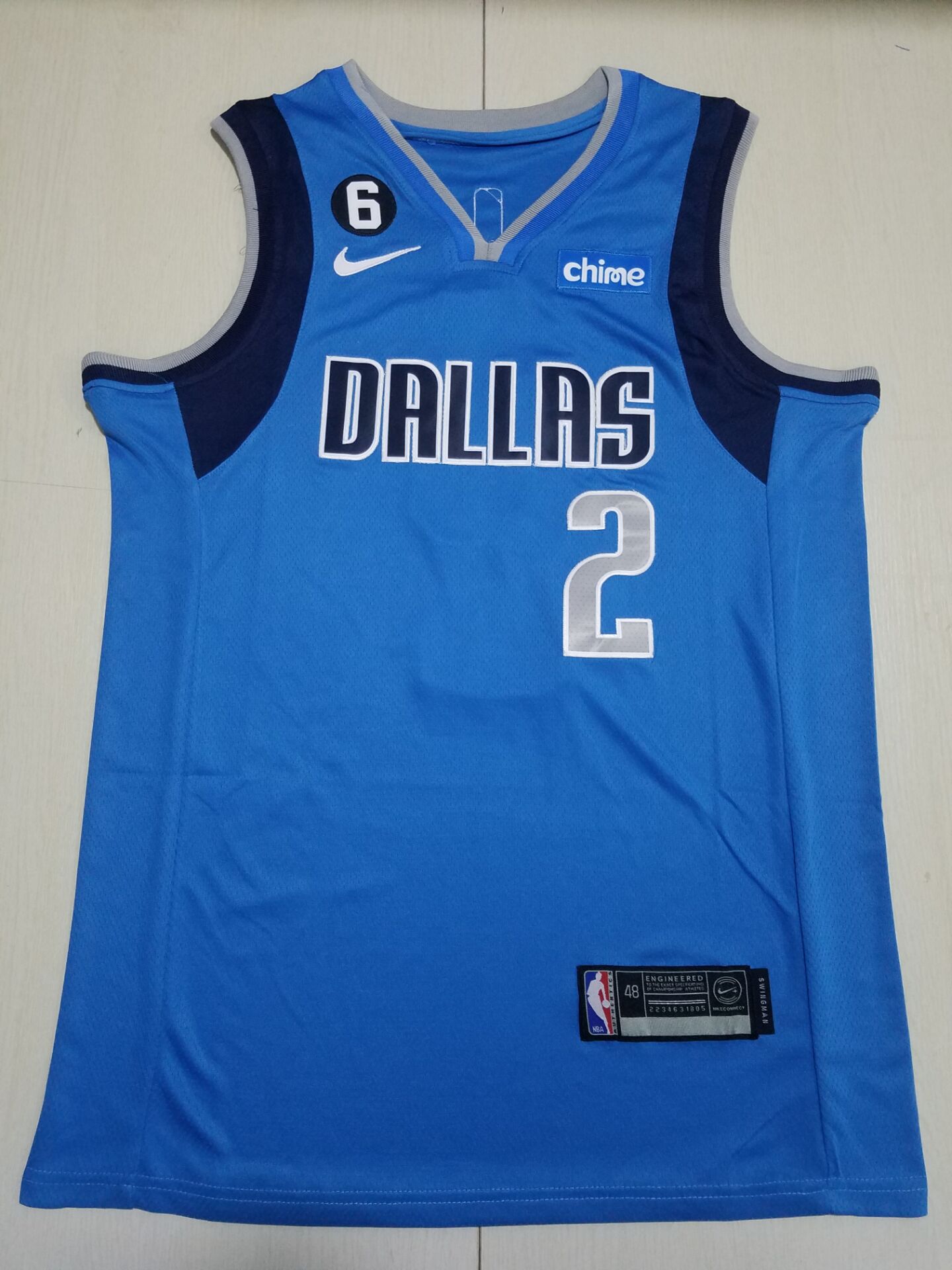 Men Dallas Mavericks #2 Irving Blue Nike Game 2023 NBA Jersey->dallas mavericks->NBA Jersey